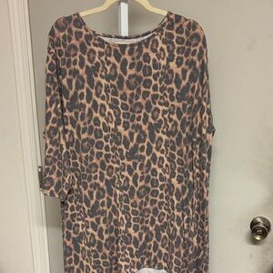 Leopard Print dress 2x